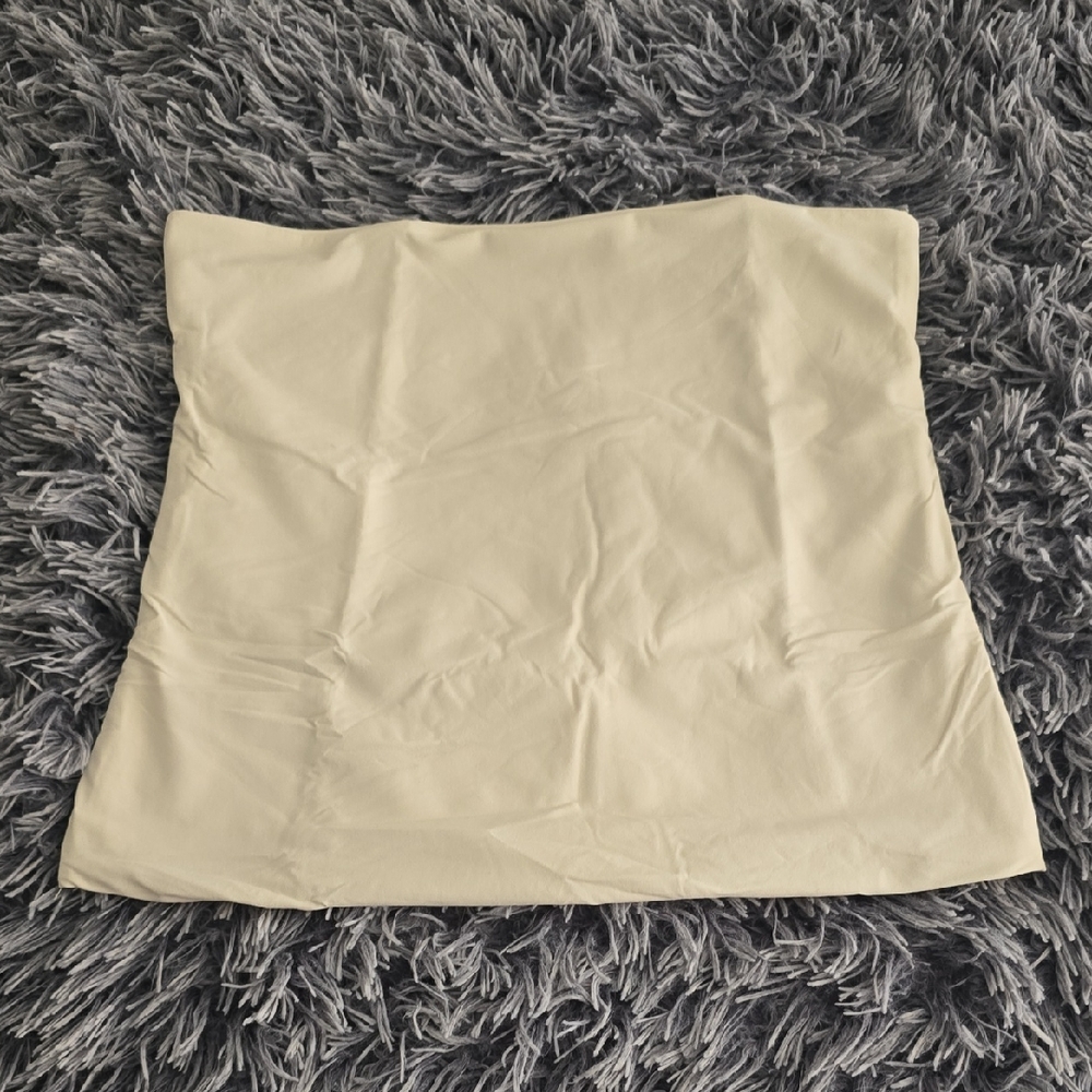 Elegant Cream Crop Top